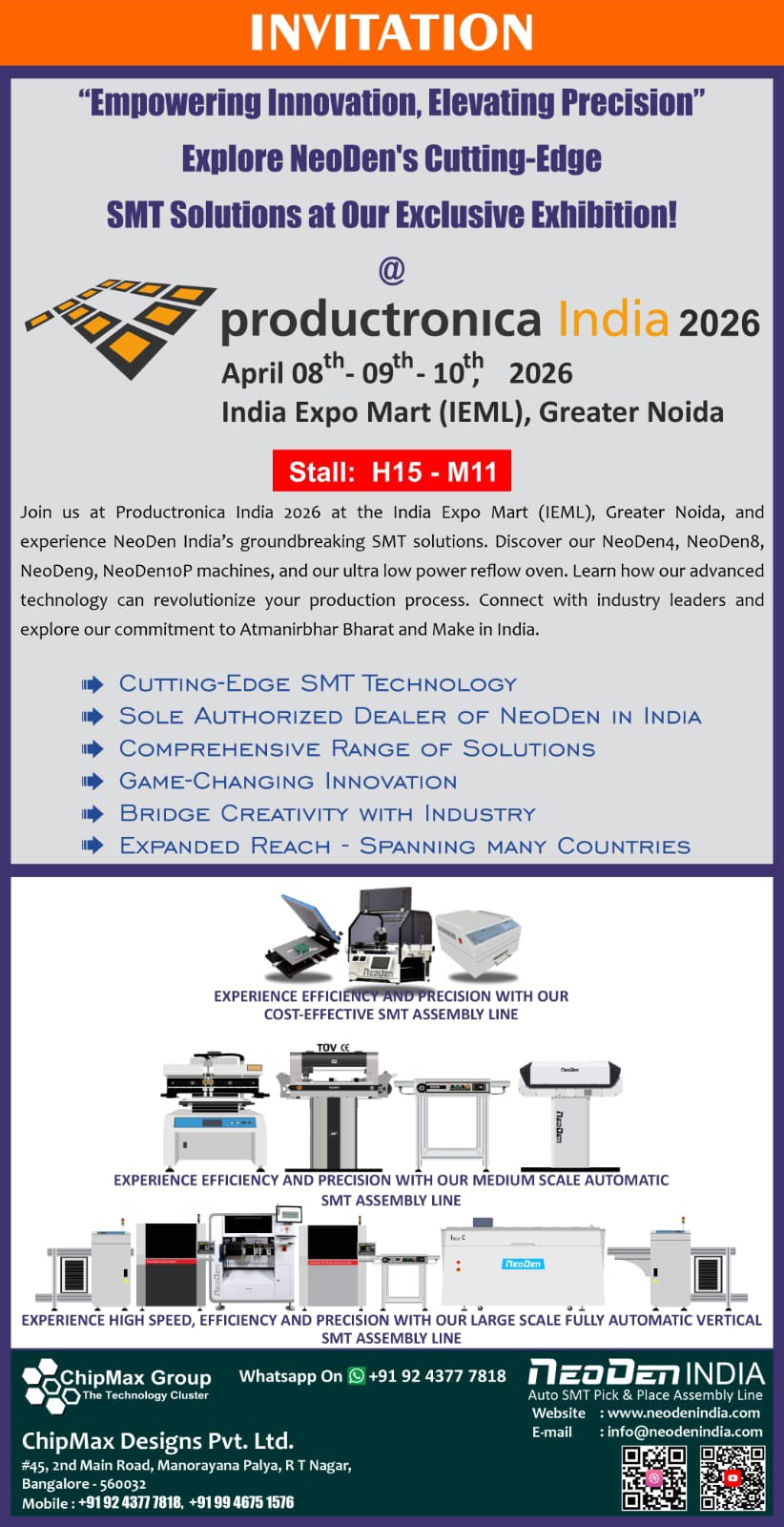 Productronica India exhibition 2026 Productronica India exhibition 2026